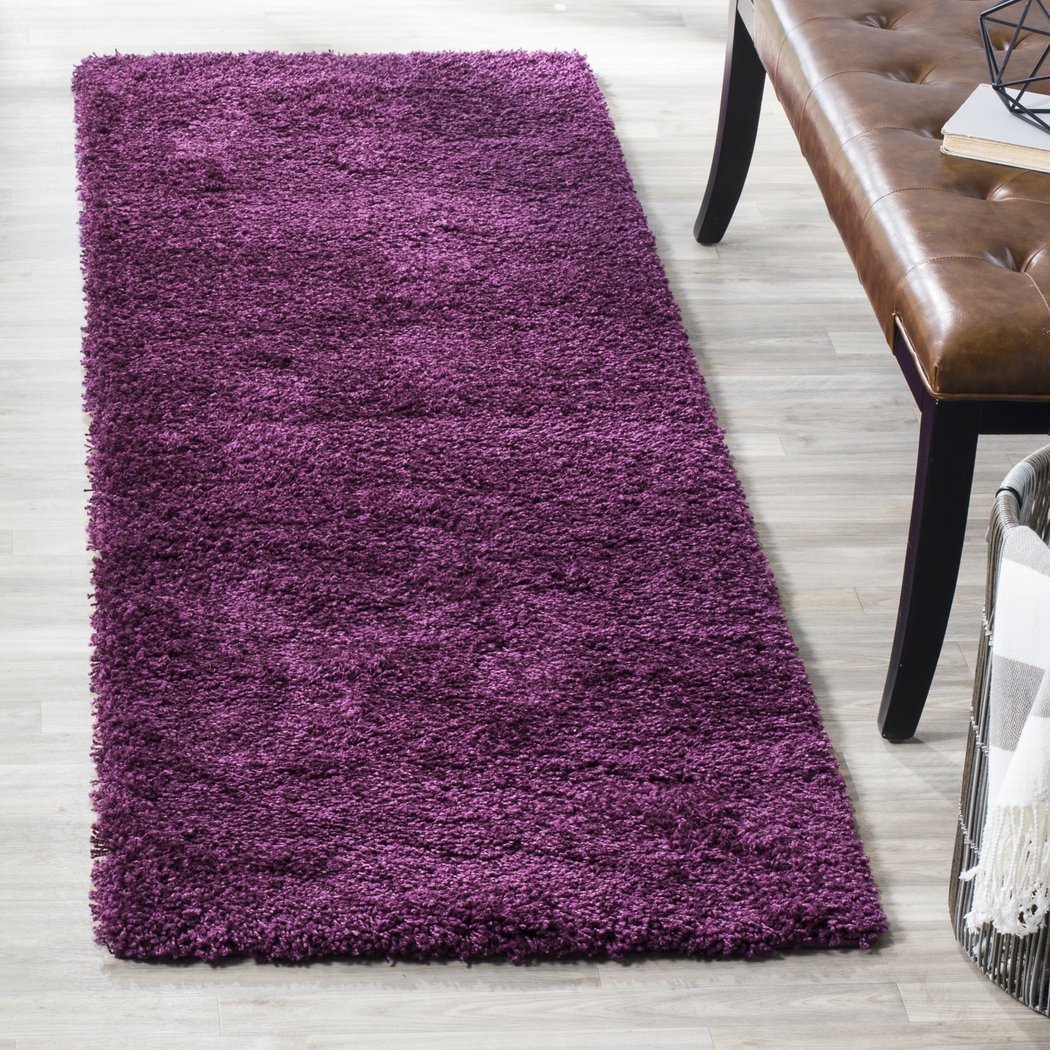 Cleona Purple 2' x 7' Runner Rug - Thumbnail - Image 4