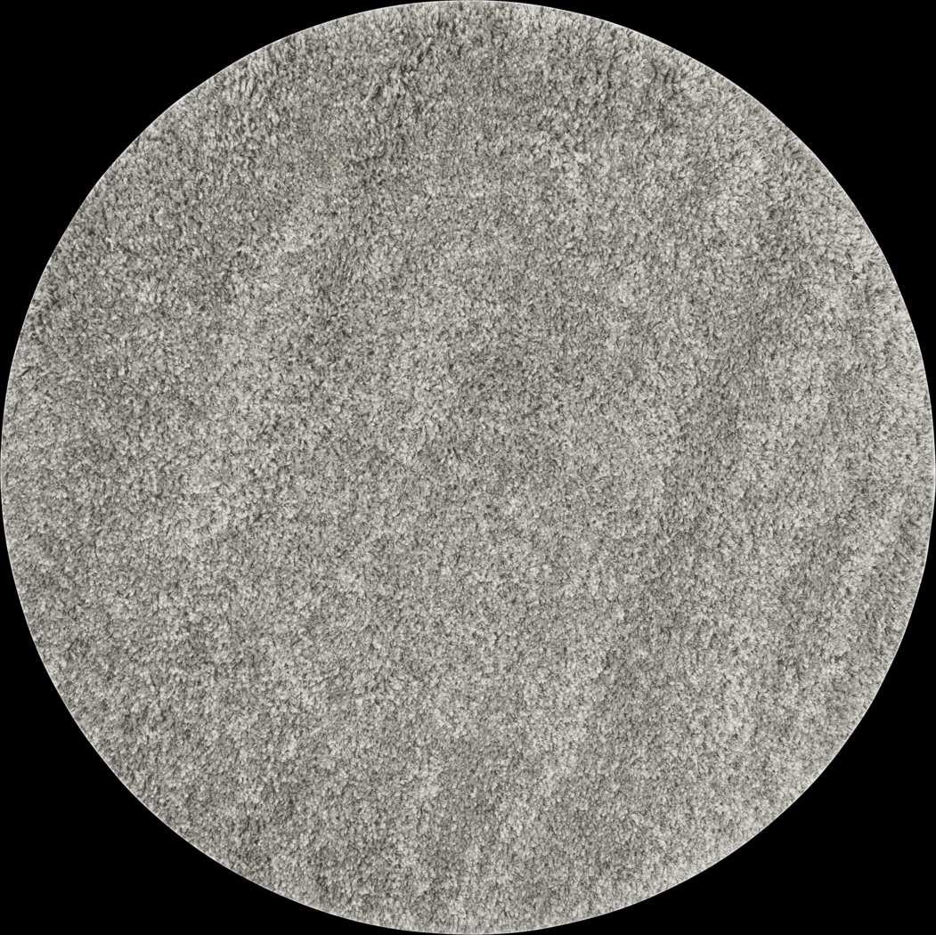 Cleona Silver 4' Round Rug - Thumbnail - Image 1