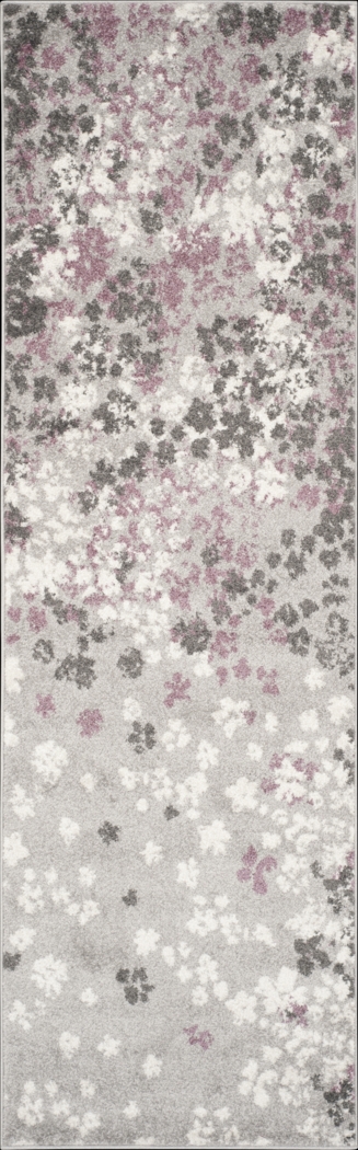 Cleora Light Gray 2'6 x 8' Runner Rug - Thumbnail - Image 1