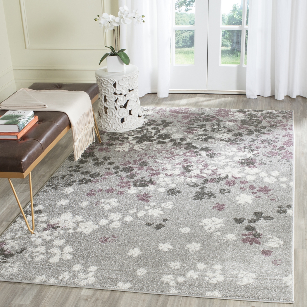 Cleora Light Gray 6' x 9' Rug - Thumbnail - Image 3