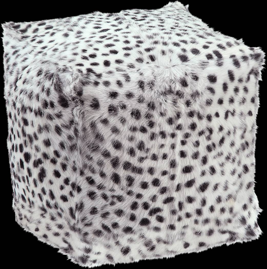 Cler Gray Pouf - Thumbnail - Image 1