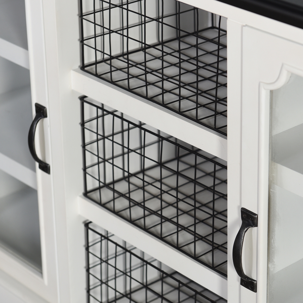 Clerya White Credenza - Thumbnail - Image 3