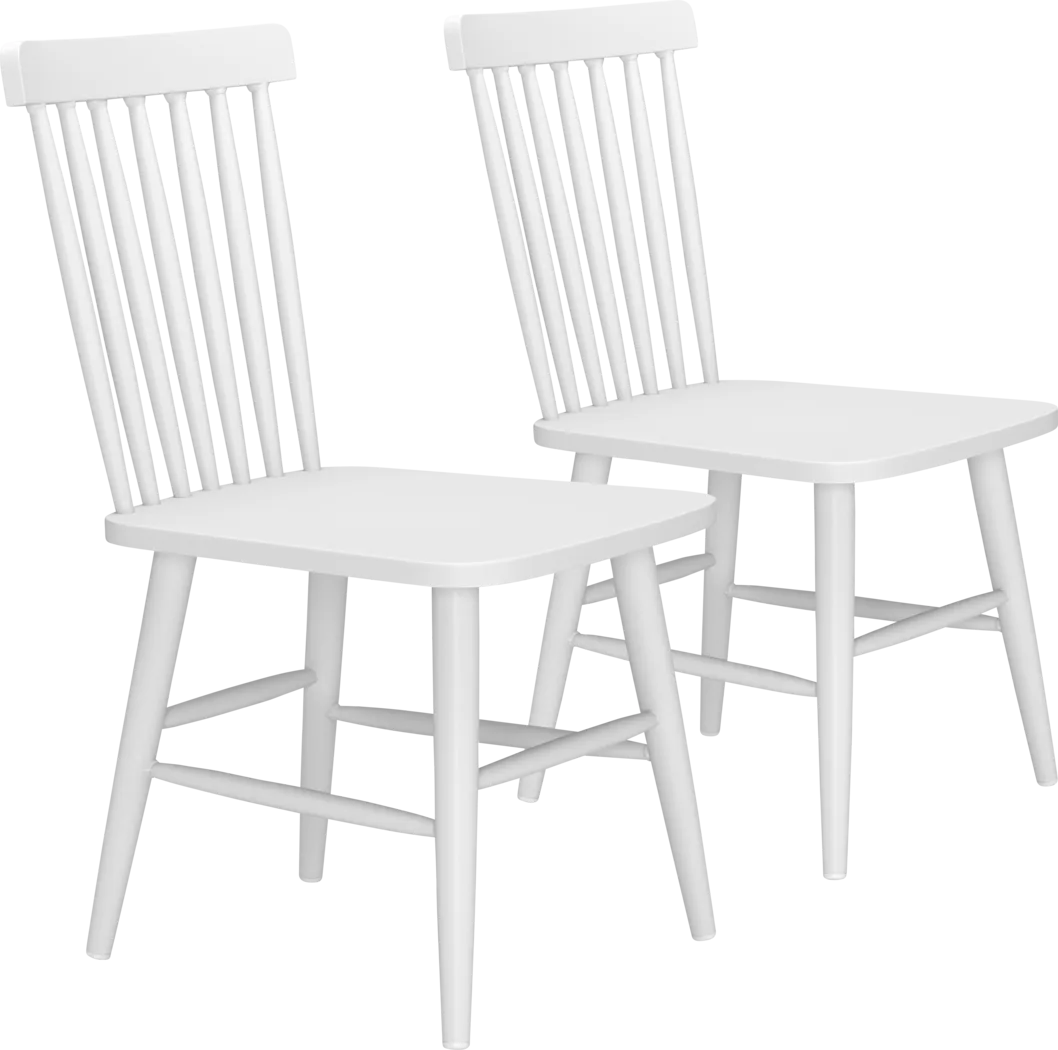 Clethra White Dining Chair - Thumbnail - Image 4