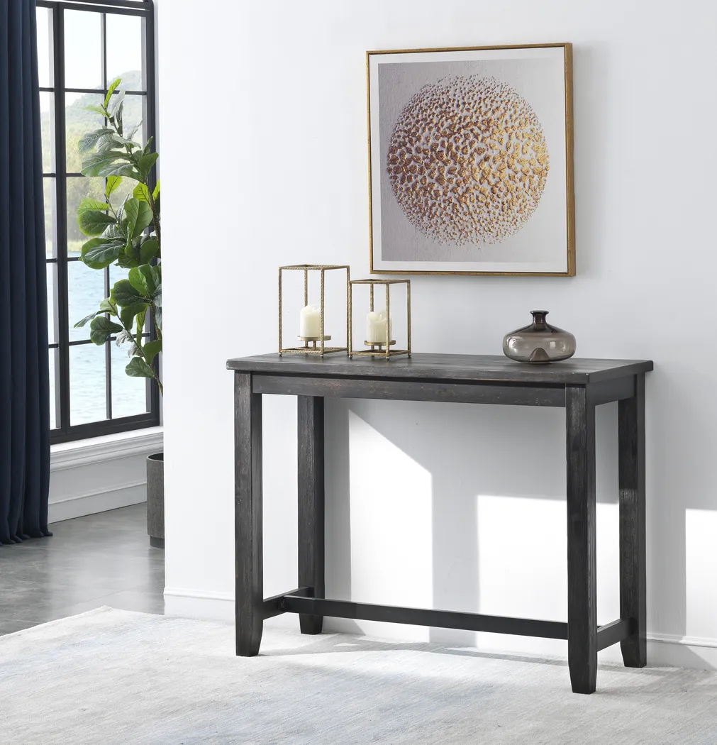 Cletus Black Console Table - Thumbnail - Image 4