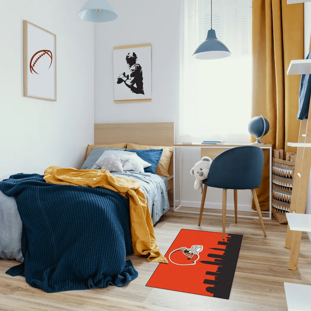 Cleveland Browns 2' x 3' Machine Washable Rug - Thumbnail - Image 2