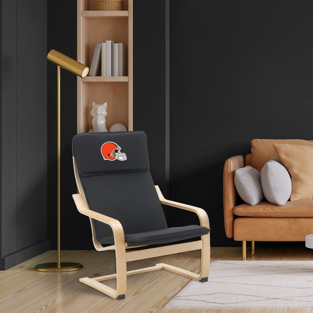 Cleveland Browns Black Accent Chair - Thumbnail - Image 4