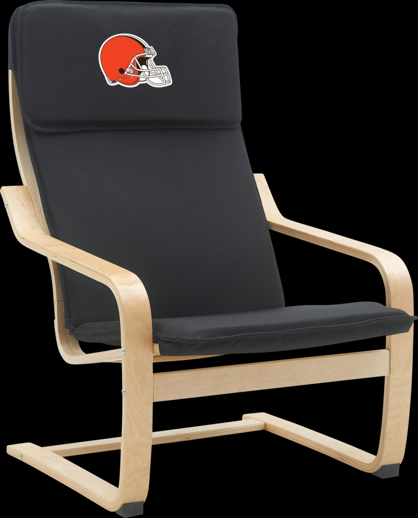 Cleveland Browns Black Accent Chair - Thumbnail - Image 1