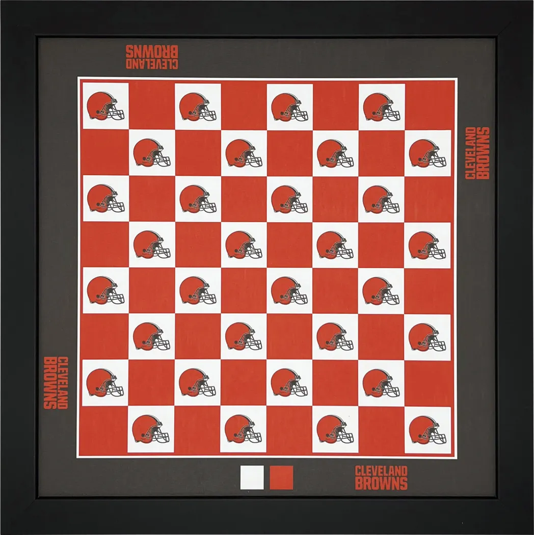 Cleveland Browns Wall Chess Set - Thumbnail - Image 1