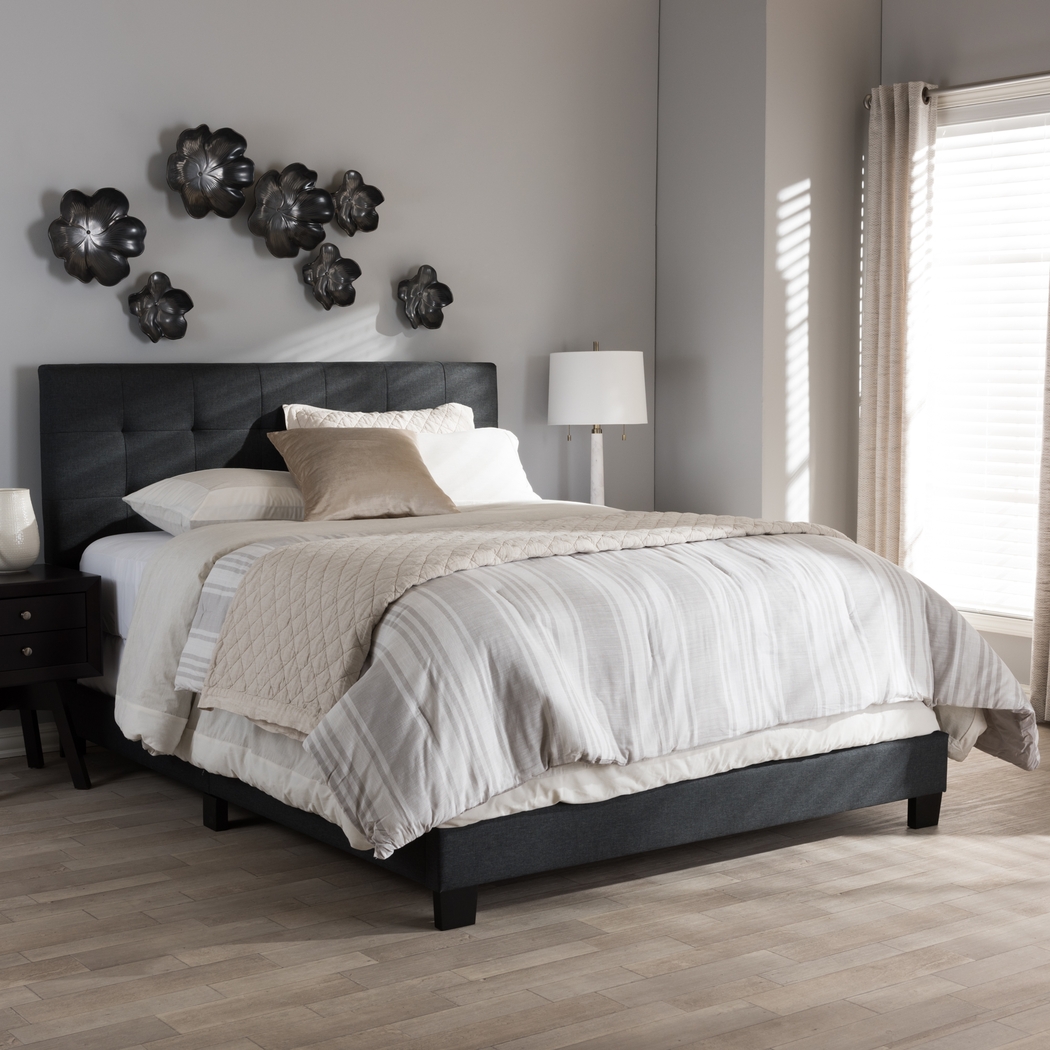 Clevesea Dark Gray Full Bed - Thumbnail - Image 2