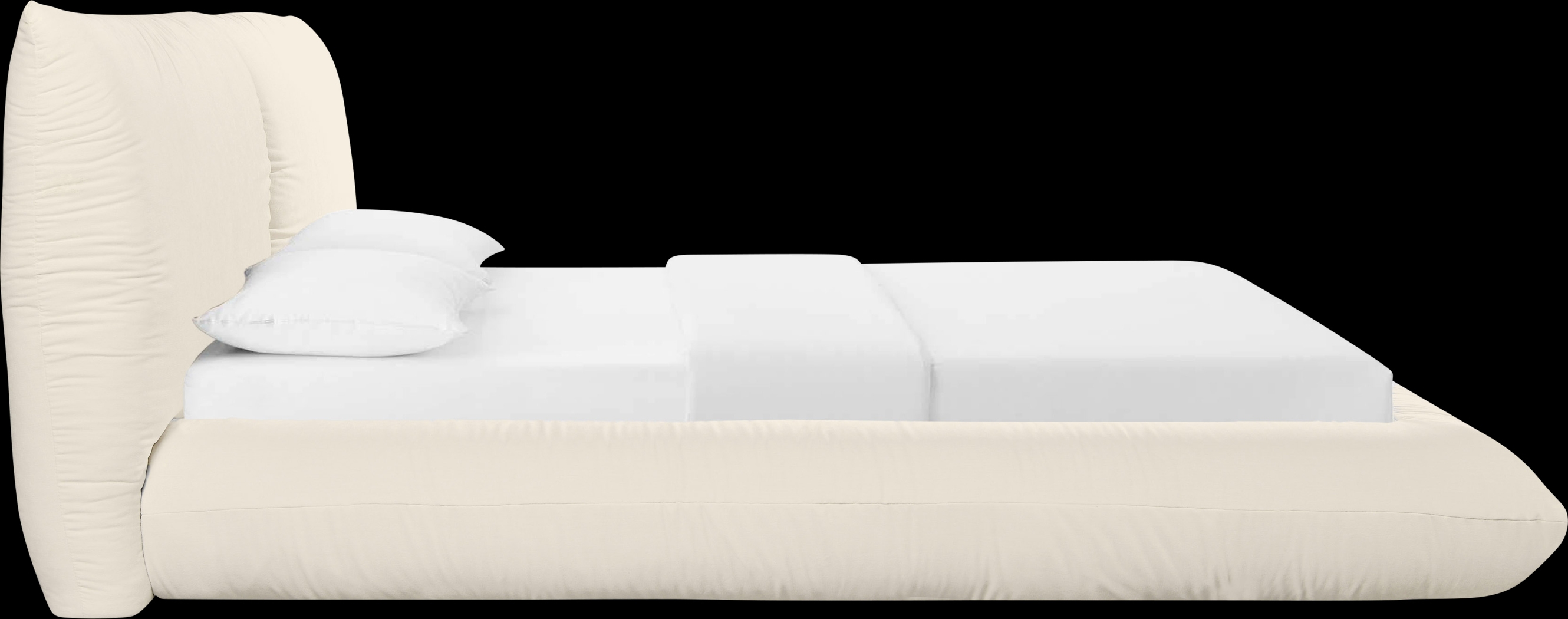 Clifdale Cream Queen Bed - Thumbnail - Image 4