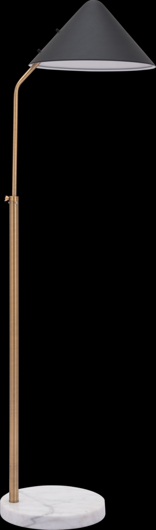 Cliff Point Black Floor Lamp - Thumbnail - Image 2