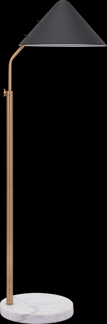 Cliff Point Black Floor Lamp - Thumbnail - Image 3