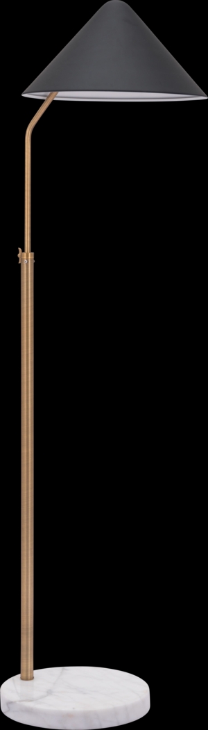 Cliff Point Black Floor Lamp - Thumbnail - Image 1