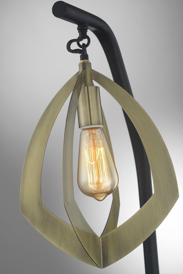 Cliff Rose Court Brass Floor Lamp - Thumbnail - Image 2