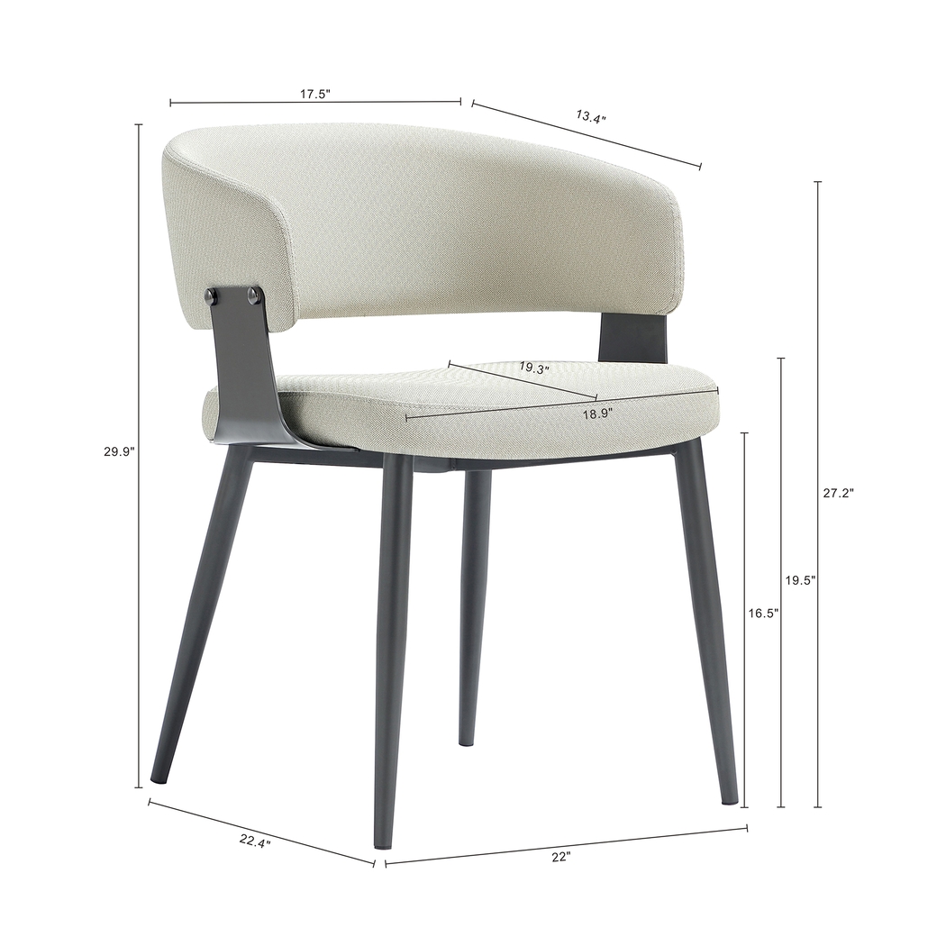 Cliffoods Oatmeal Arm Chair - Thumbnail - Image 5