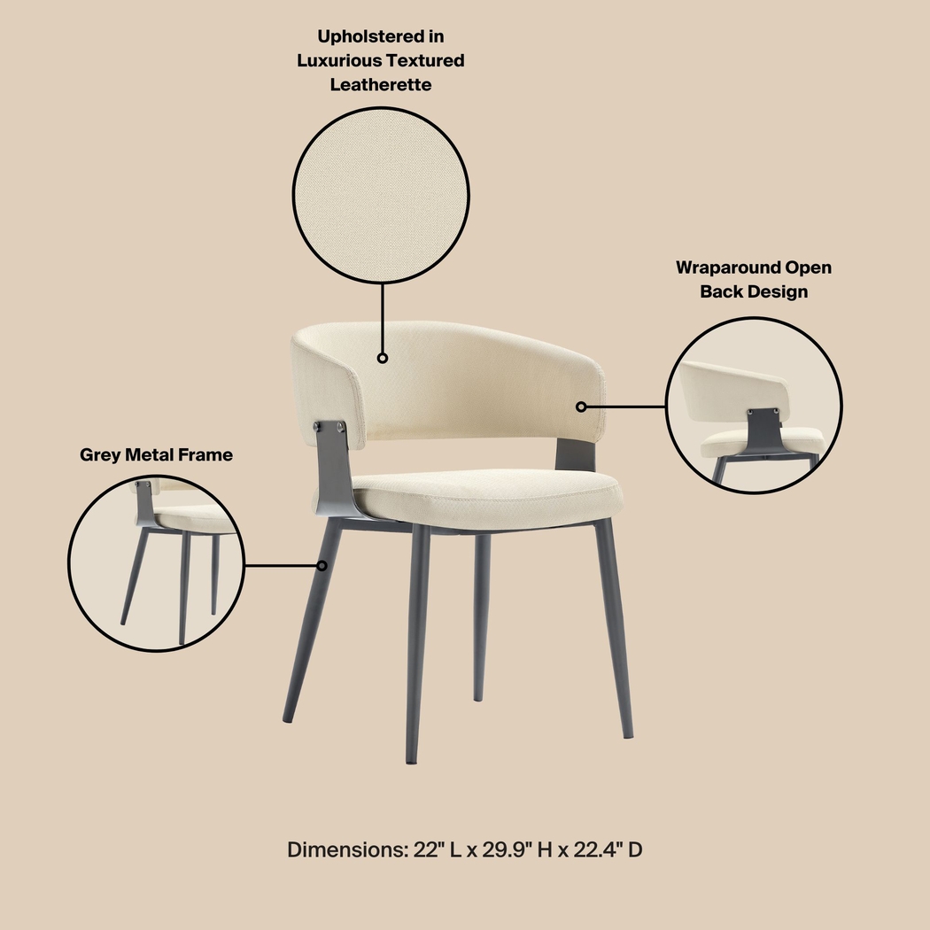 Cliffoods Sand Brown Arm Chair - Thumbnail - Image 5