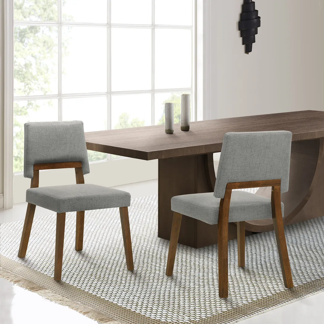 Cliffytales I Gray Dining Chair, Set of 2 - Thumbnail - Image 2