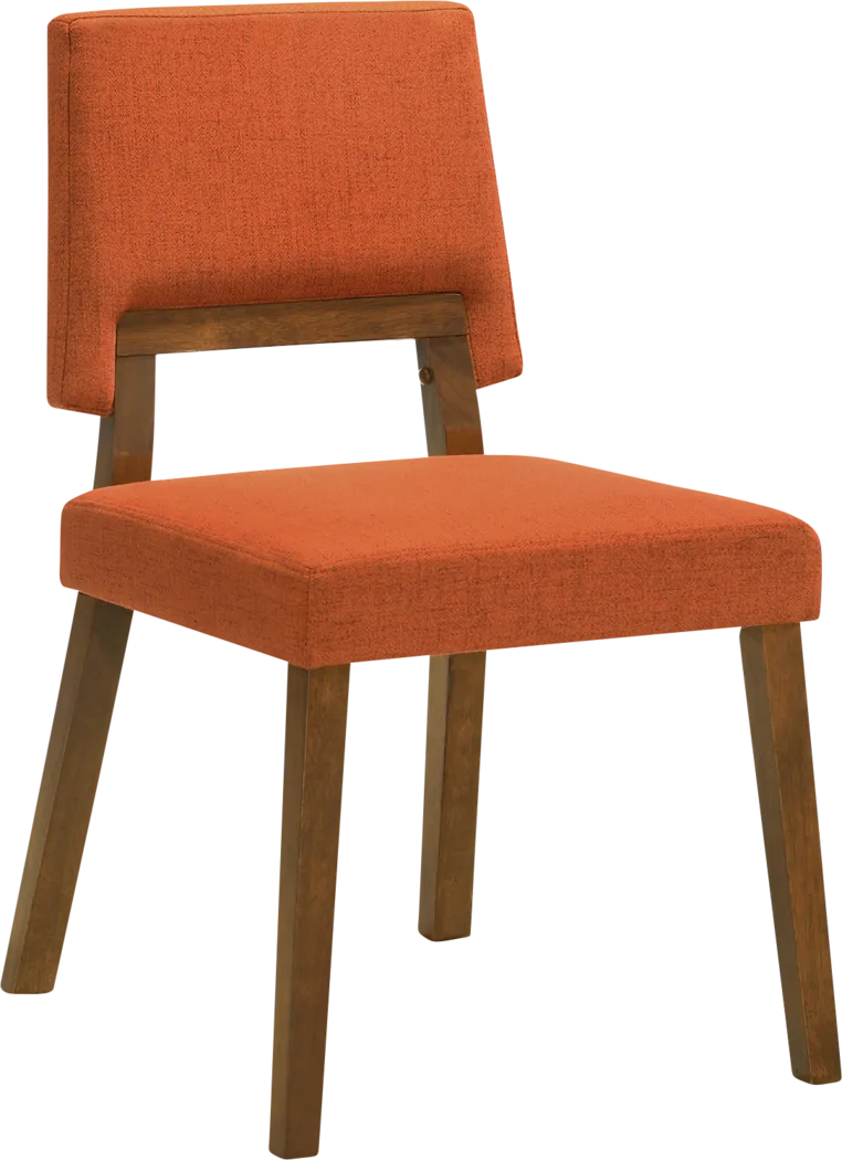 Cliffytales I Orange Dining Chair, Set of 2 - Thumbnail - Image 3