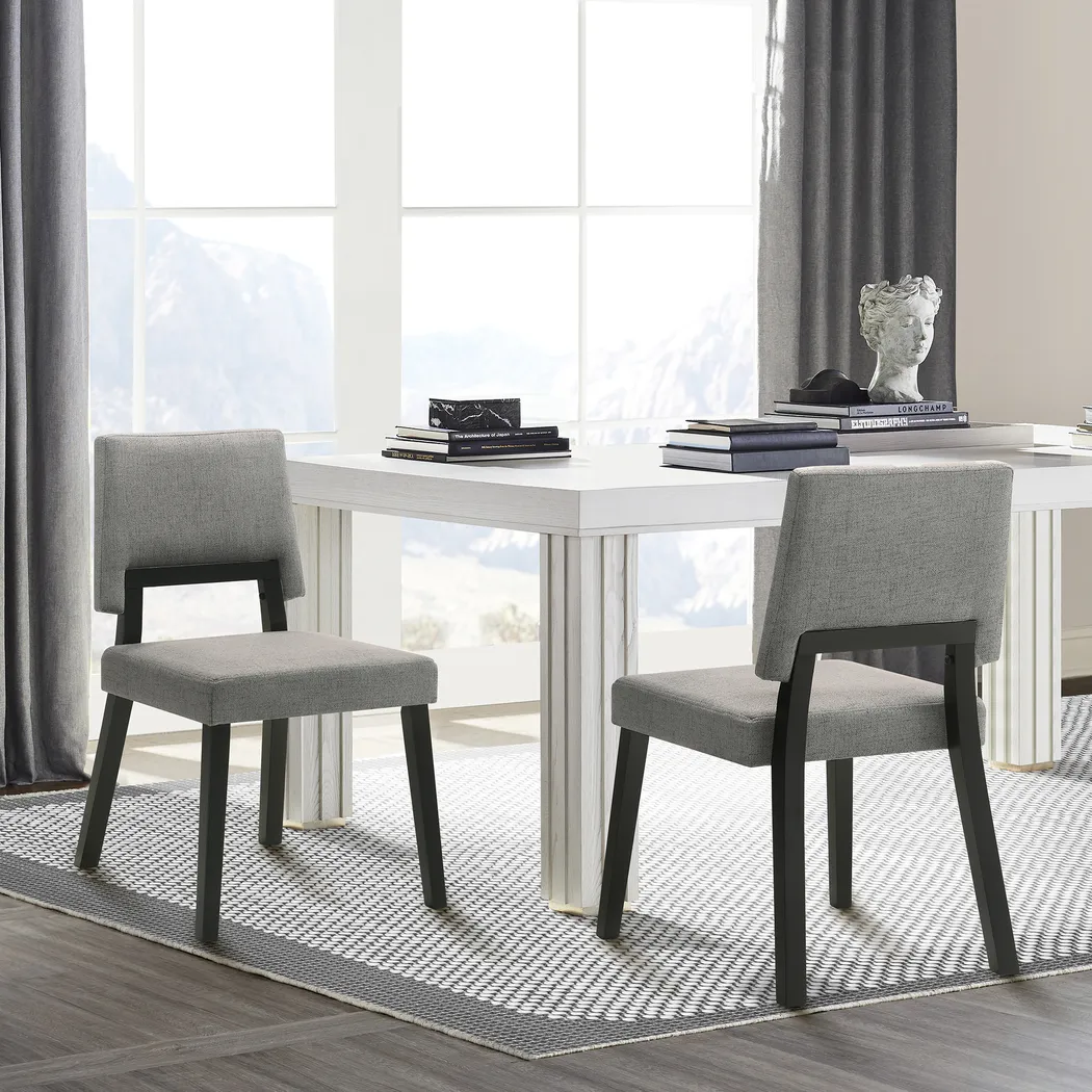 Cliffytales II Gray Dining Chair, Set of 2 - Thumbnail - Image 2