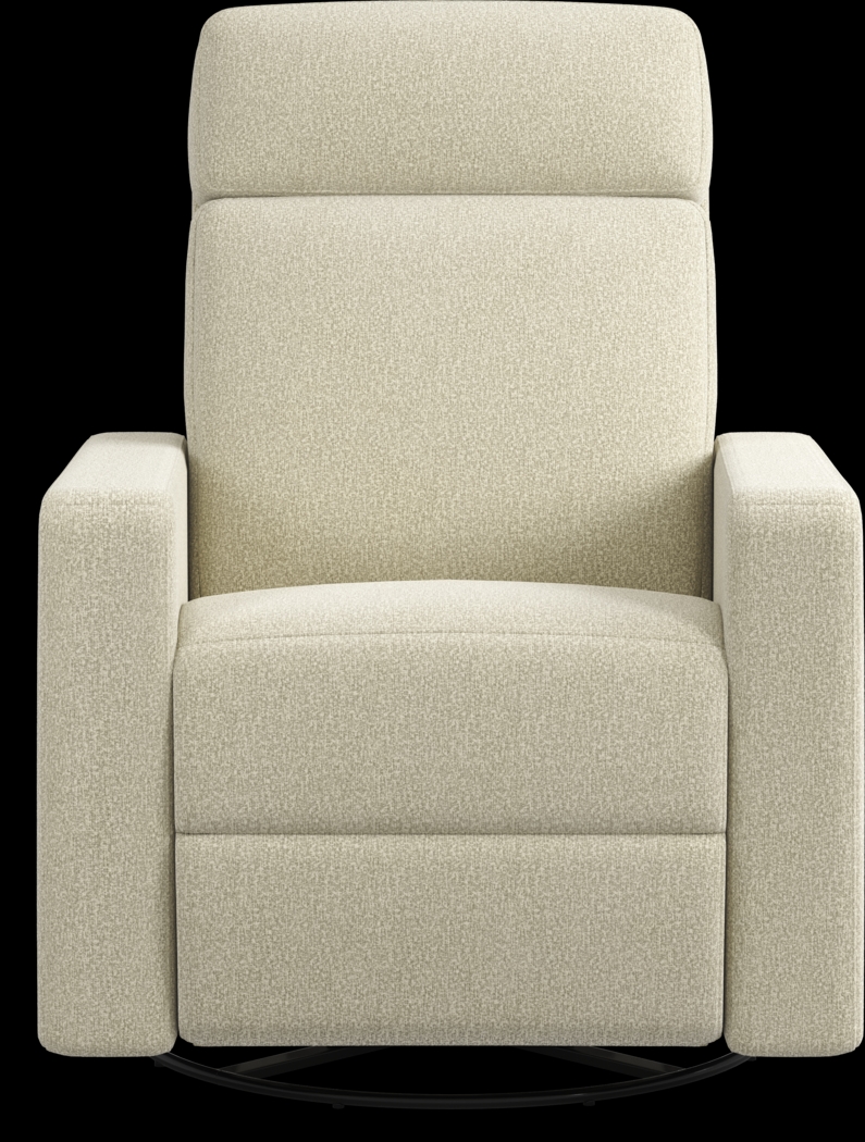 Clifton Beige Dual Power Swivel Glider Recliner - Thumbnail - Image 2
