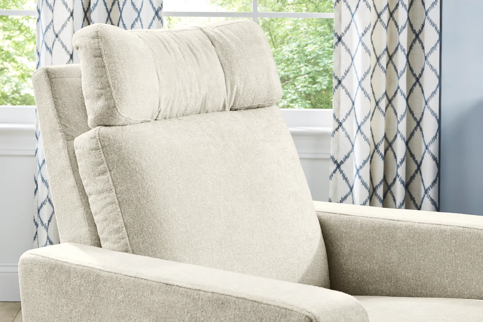 Clifton Gray Dual Power Swivel Glider Recliner - Image 10