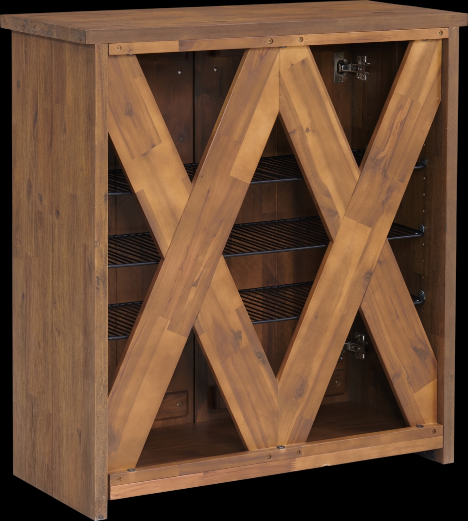 Clintom Natural Accent Shoe Storage Cabinet - Thumbnail - Image 9