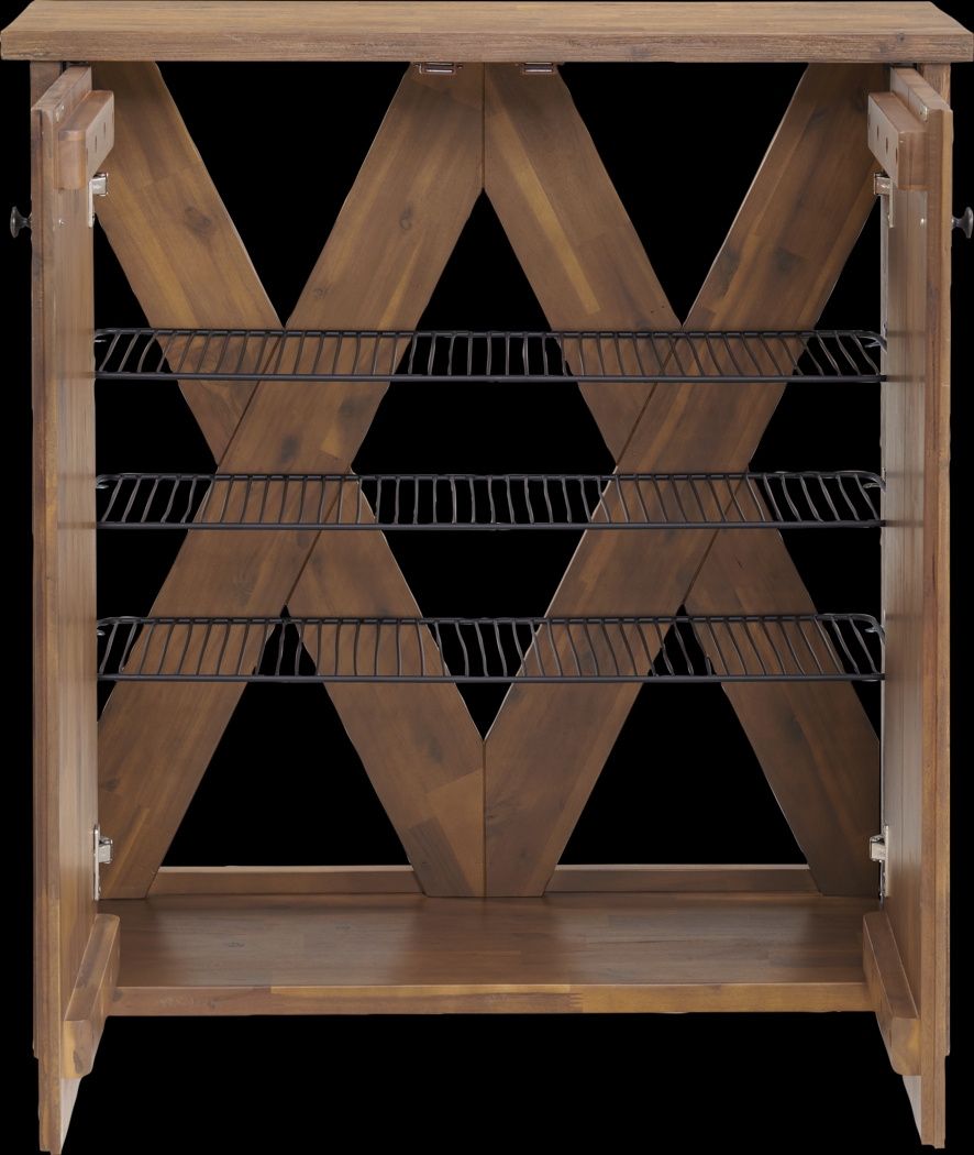 Clintom Natural Accent Shoe Storage Cabinet - Thumbnail - Image 11