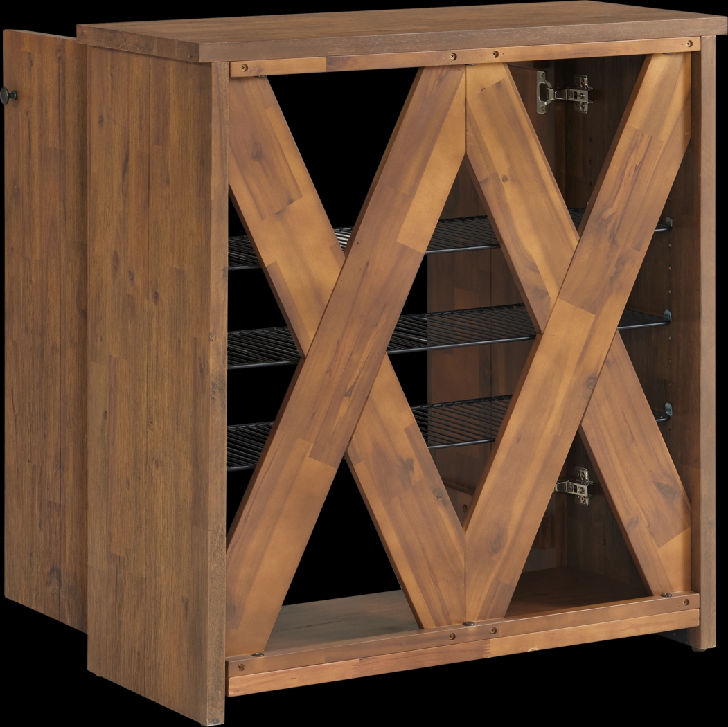 Clintom Natural Accent Shoe Storage Cabinet - Thumbnail - Image 5