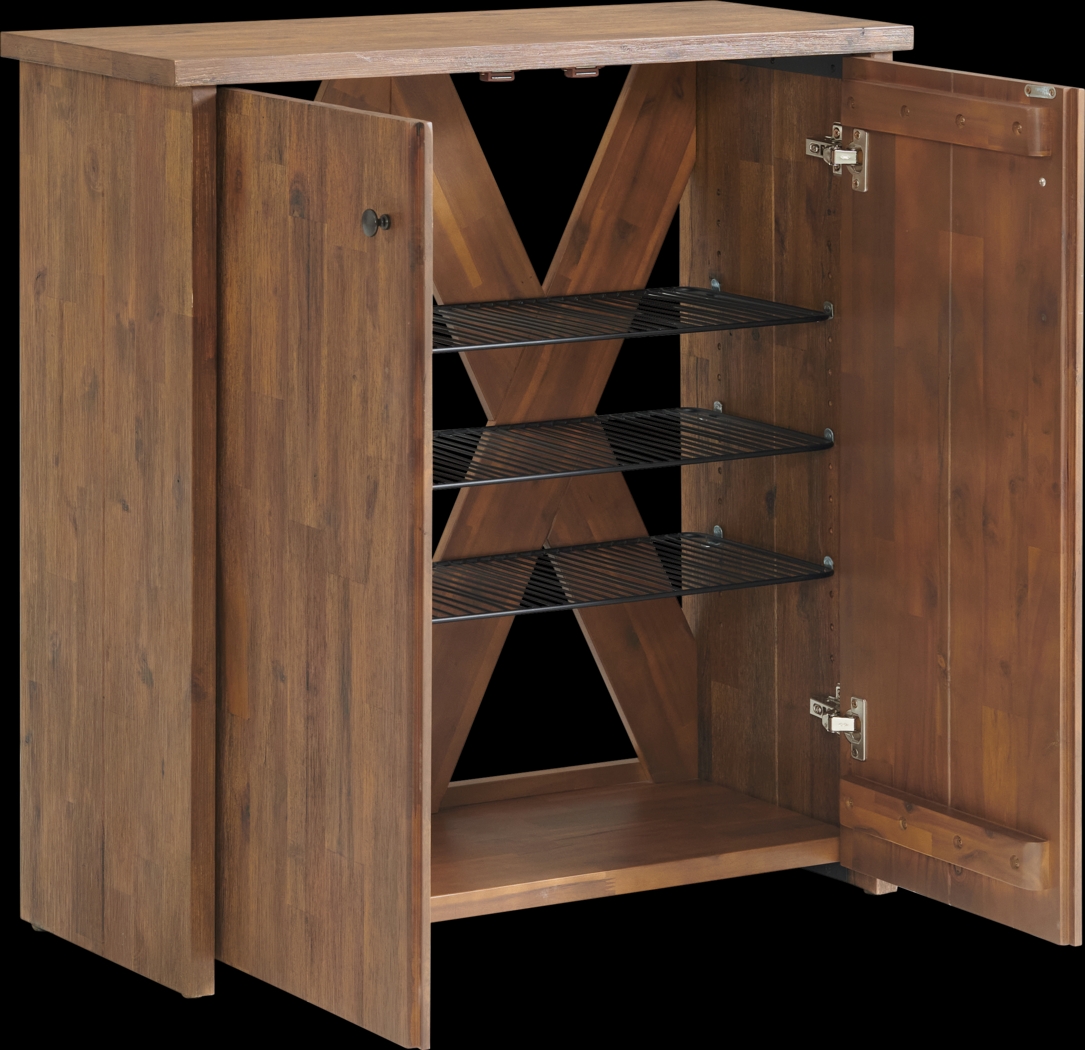 Clintom Natural Accent Shoe Storage Cabinet - Thumbnail - Image 6