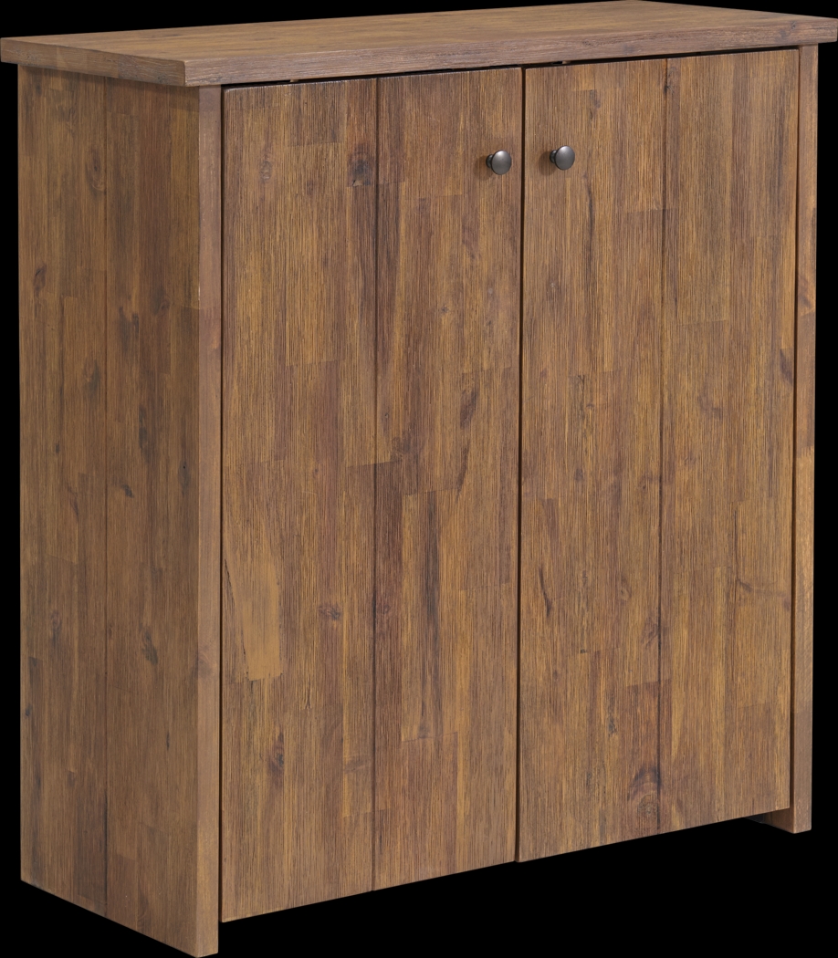 Clintom Natural Accent Shoe Storage Cabinet - Thumbnail - Image 1