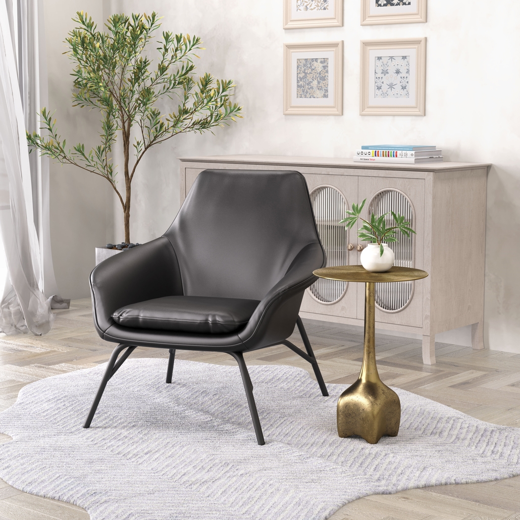 Clogia Black Accent Chair - Thumbnail - Image 12