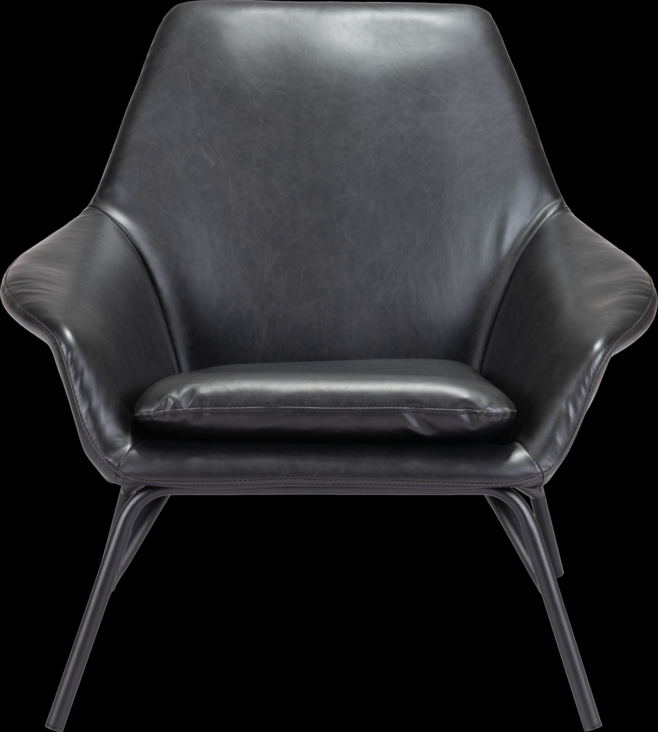 Clogia Black Accent Chair - Thumbnail - Image 4