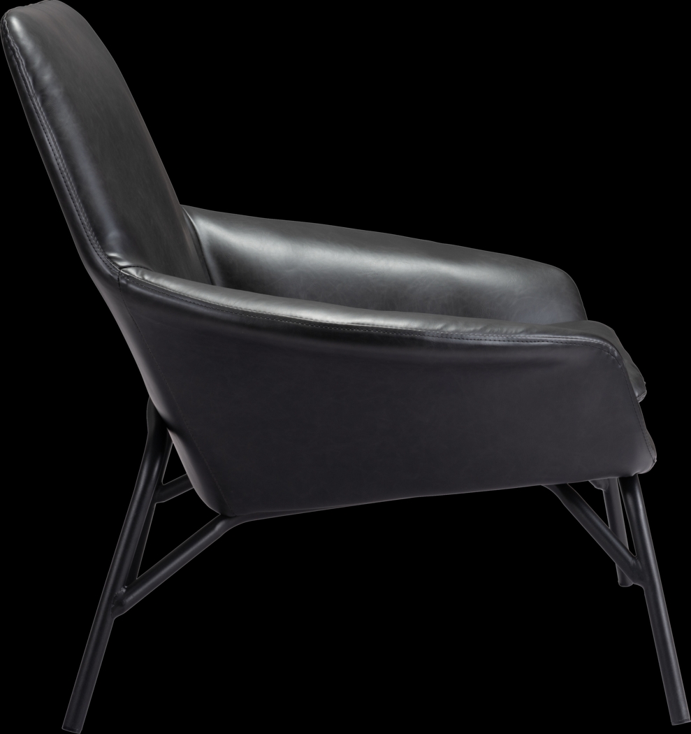 Clogia Black Accent Chair - Thumbnail - Image 6
