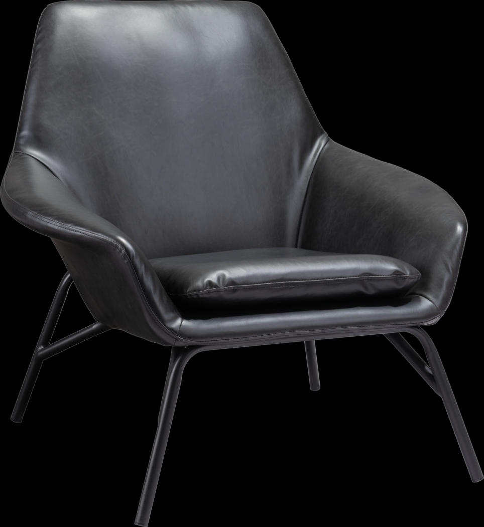 Clogia Black Accent Chair - Thumbnail - Image 1