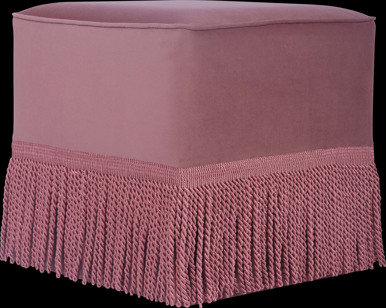 Clonce Mauve Ottoman - Thumbnail - Image 1