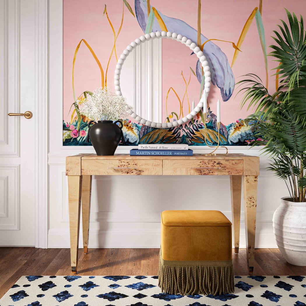 Clonce Yellow Ottoman - Thumbnail - Image 2