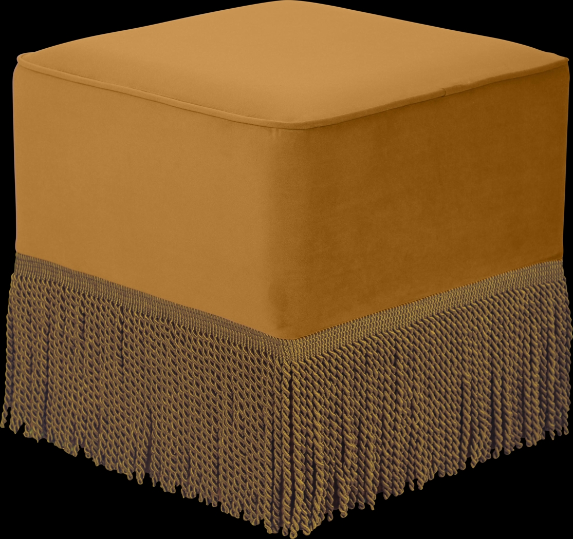 Clonce Yellow Ottoman - Thumbnail - Image 1