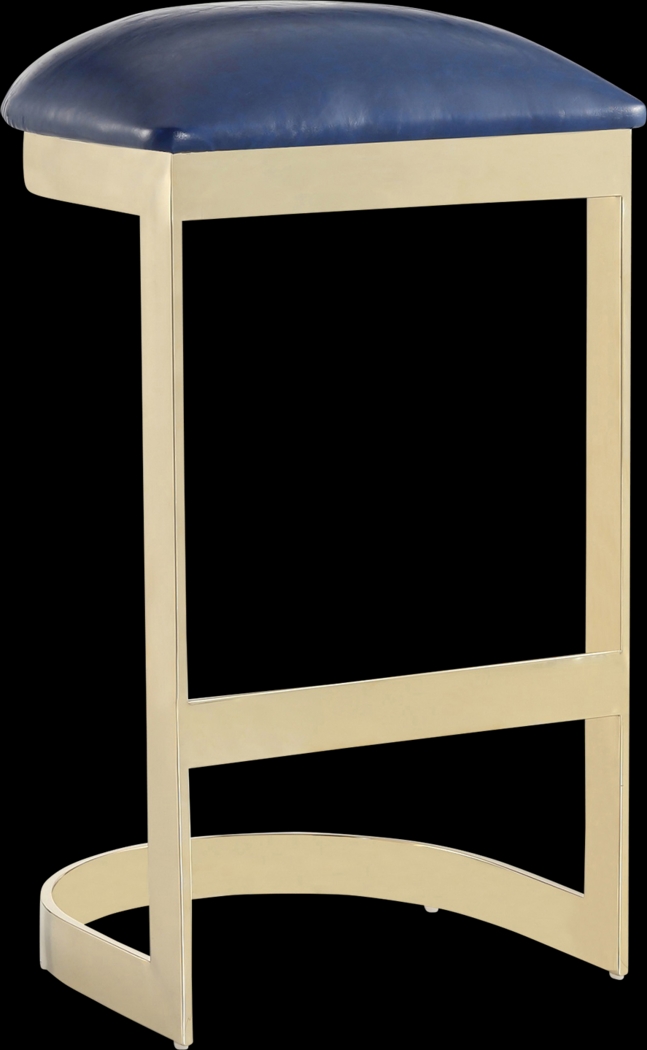 Clostermen Blue Barstool - Thumbnail - Image 1