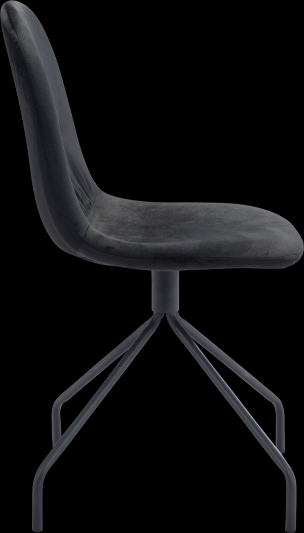 Clotilde Black Side Chair - Thumbnail - Image 2