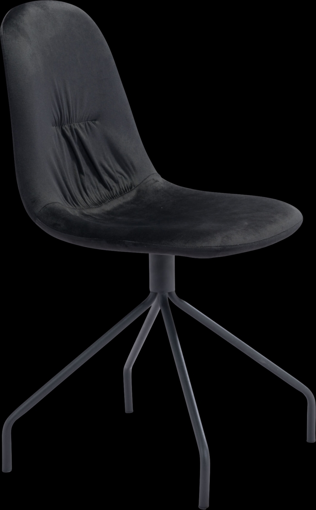 Clotilde Black Side Chair - Thumbnail - Image 1