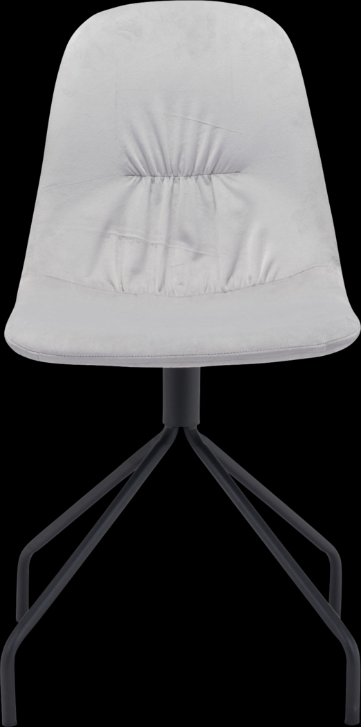 Clotilde Gray Side Chair - Thumbnail - Image 3