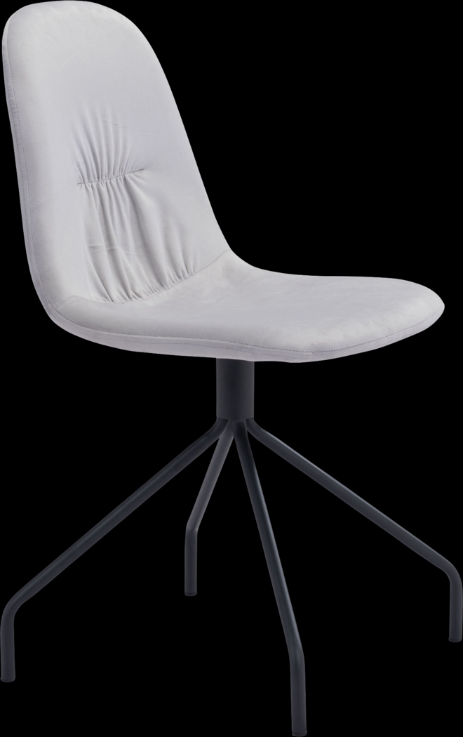 Clotilde Gray Side Chair - Thumbnail - Image 1