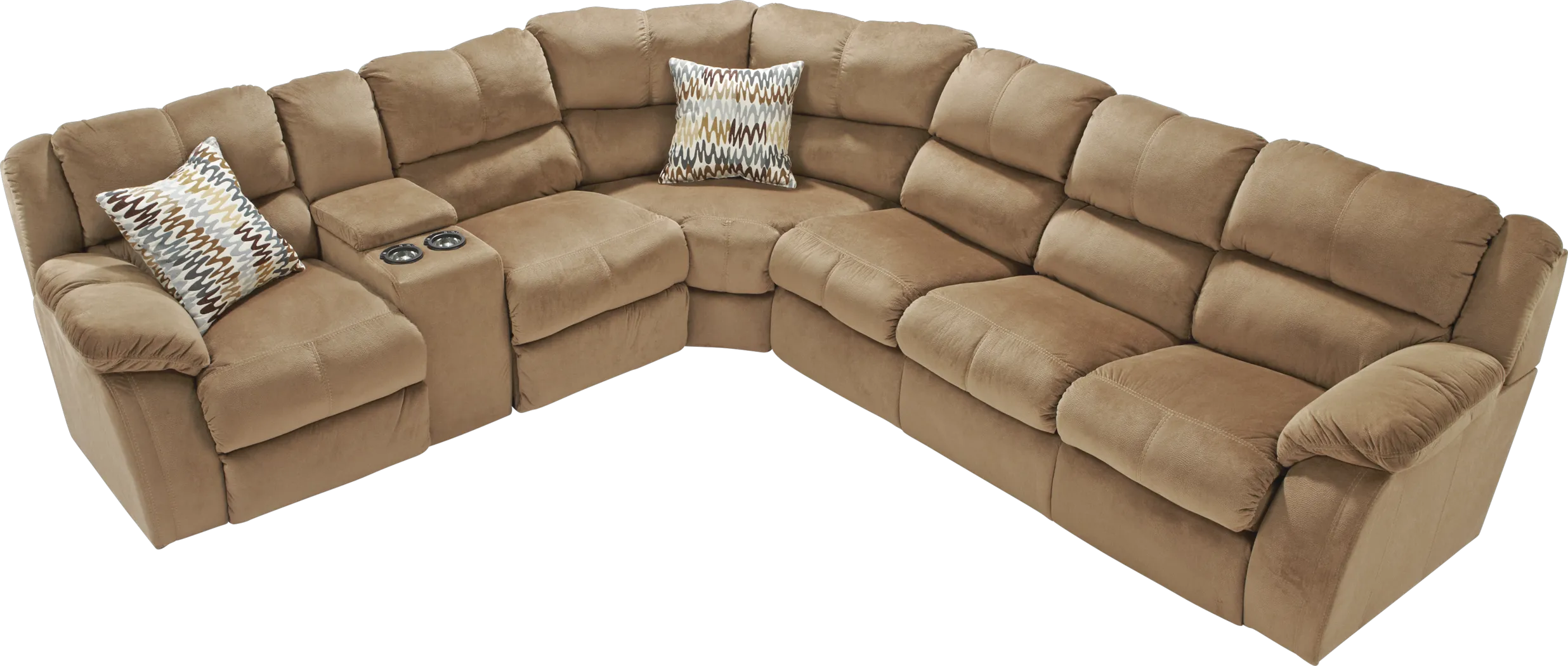 Cloud Lake 3 Pc Sleeper Sectional - Thumbnail - Image 1