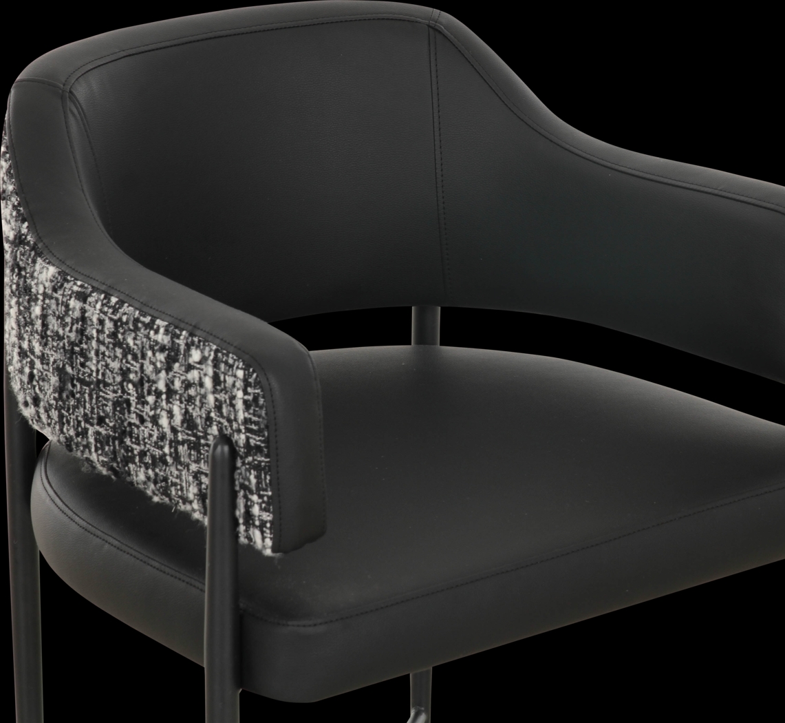 Cloudtales II Black Arm Chair - Thumbnail - Image 3