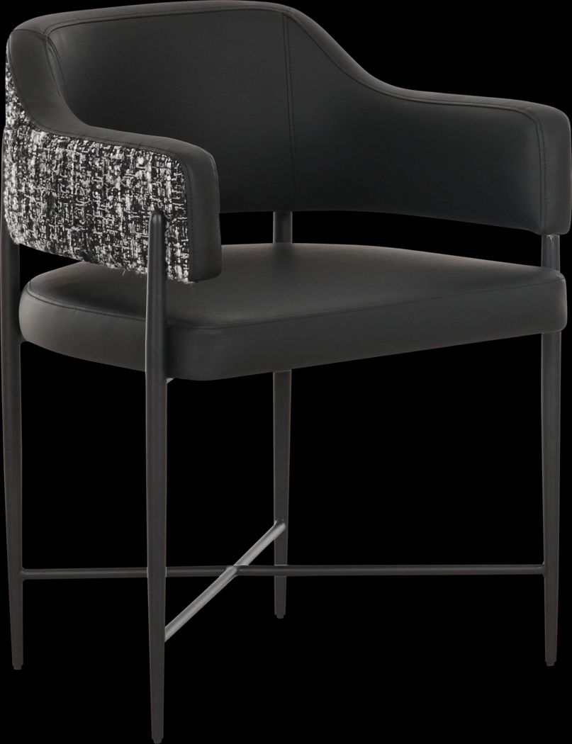 Cloudtales II Black Arm Chair - Thumbnail - Image 1