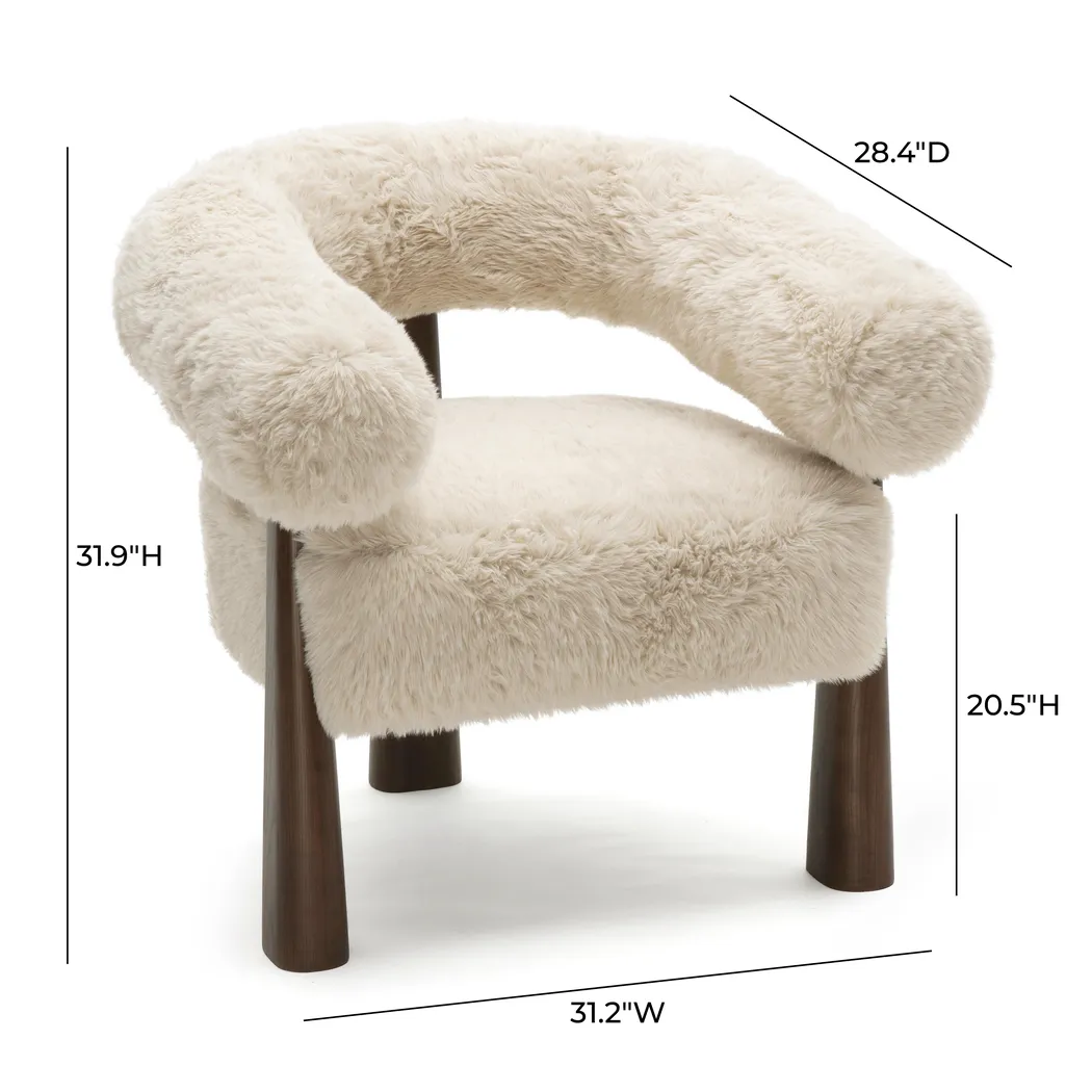 Cloudtube Natural Accent Chair - Thumbnail - Image 3