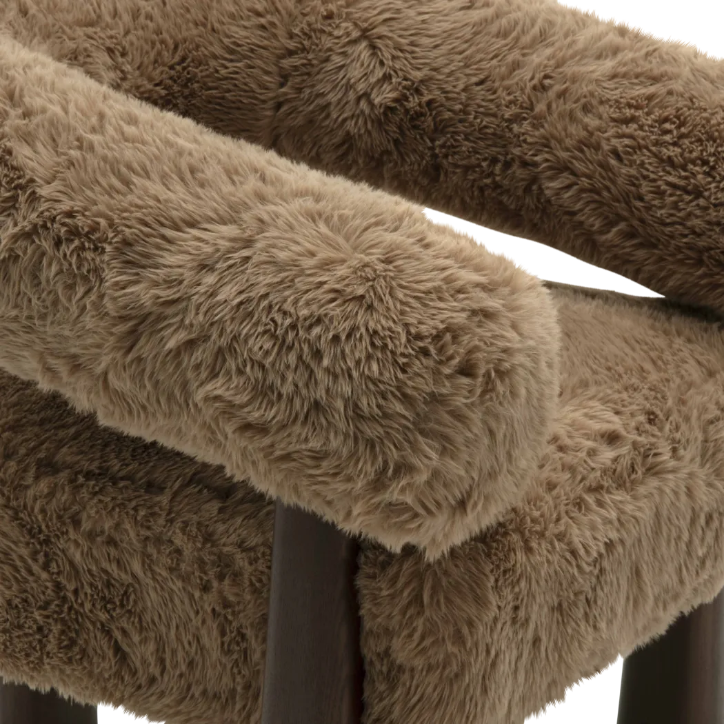 Cloudtube Taupe Accent Chair - Thumbnail - Image 2