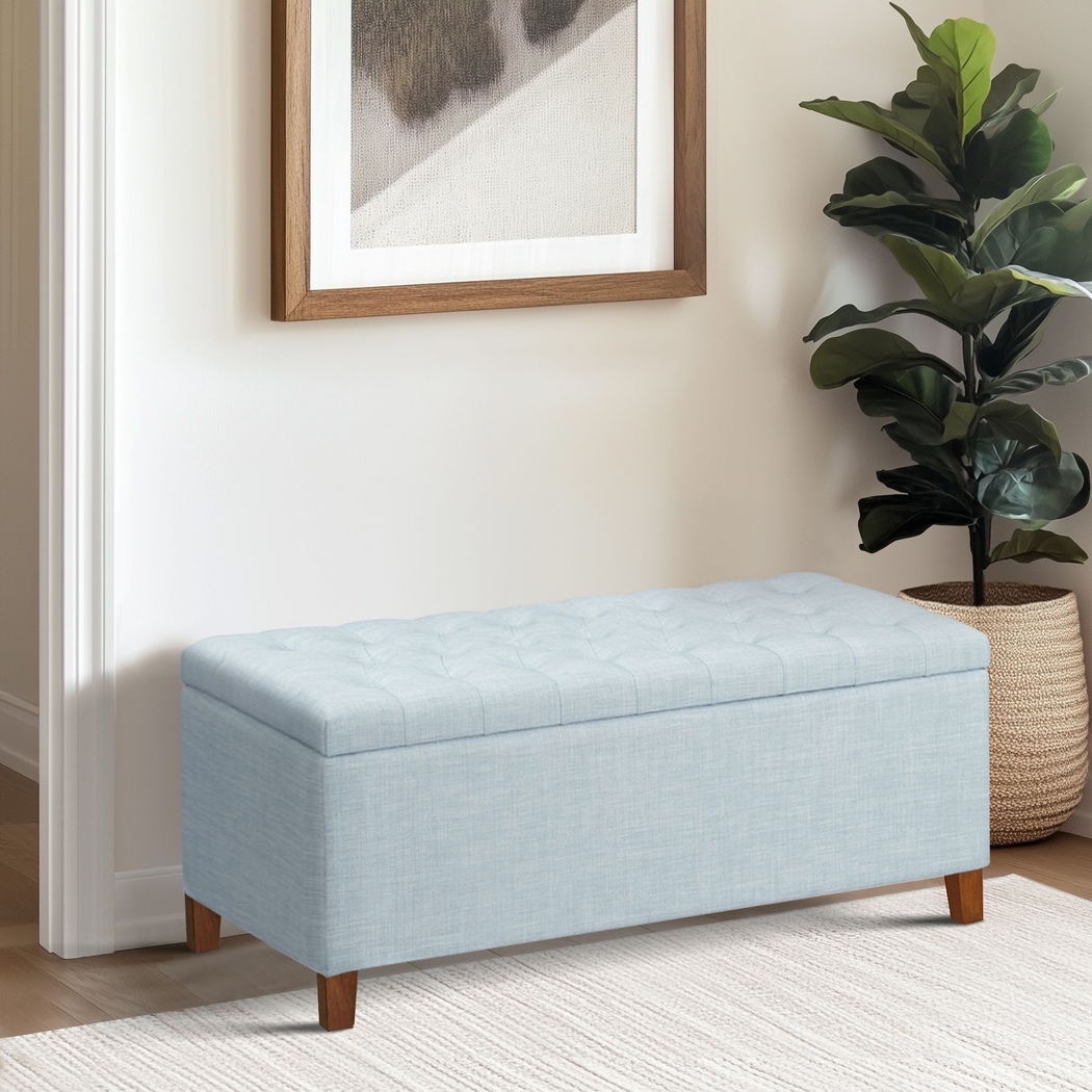 Cloudway Blue Storage Bench - Thumbnail - Image 2