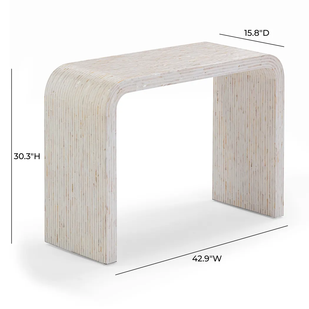 Cloudwaz Cream Console Table - Thumbnail - Image 5