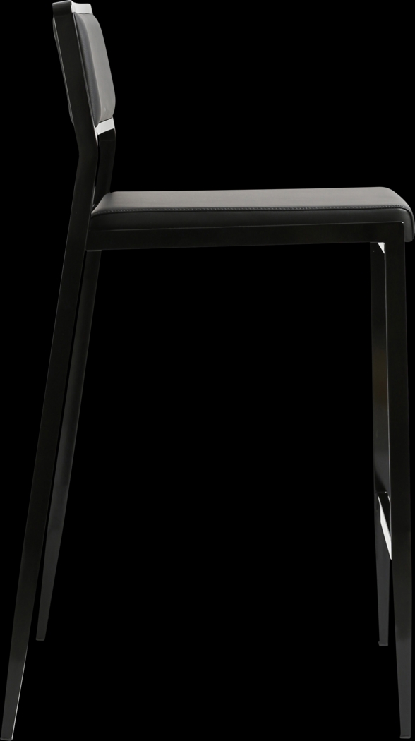 Cloudywing I Black Counter Height Stool, Set of 2 - Thumbnail - Image 5